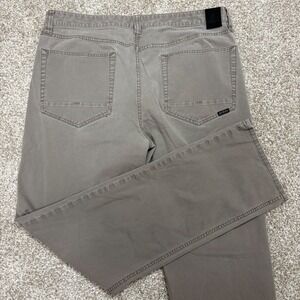 PrAna Breathe 5-Pocket Pants Cotton Gray Outdoors Mens 36x32